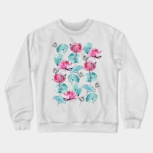 Waterlily buds Crewneck Sweatshirt